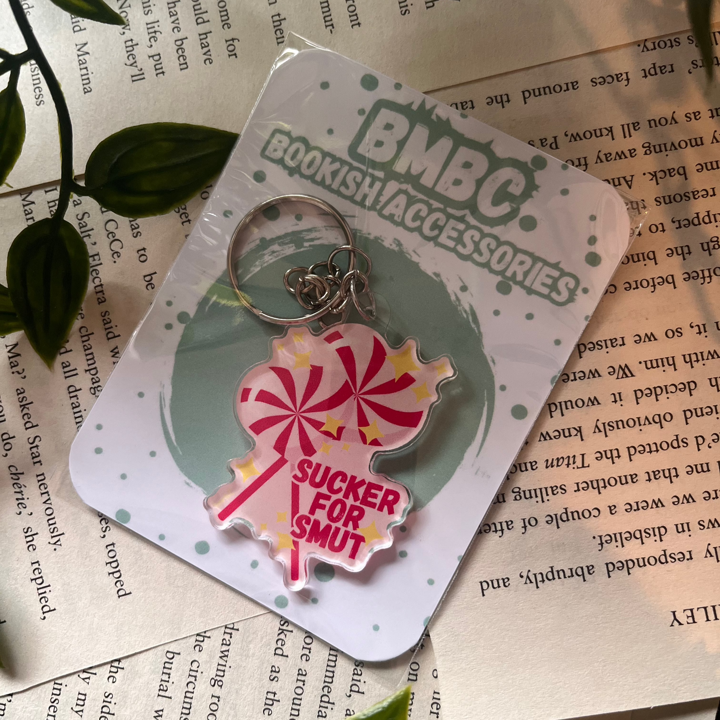 'Sucker For Smut' Acrylic Keychain