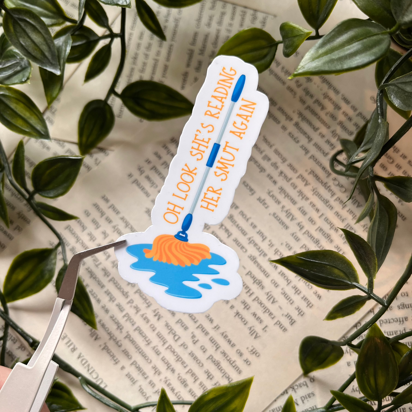 Reading Smut Sticker