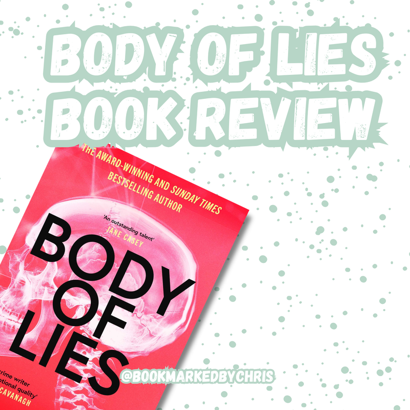 image shows the book cover of 'Body Of Lies' by Jo Callahan with text reading " Body of lies book review"