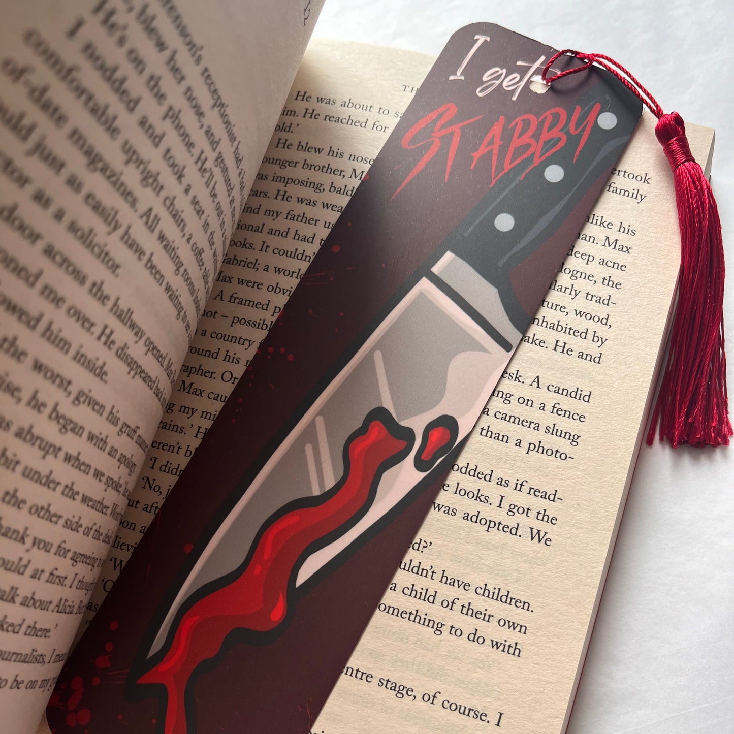 I Get Stabby Bookmark