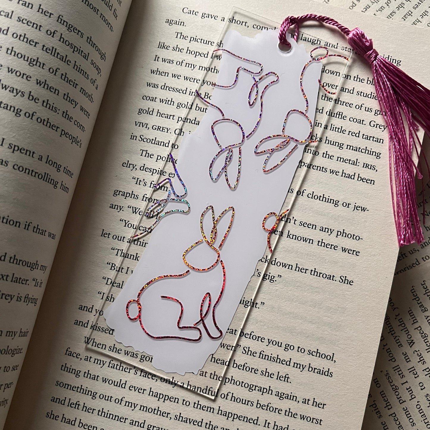 Bunny Acrylic Bookmark