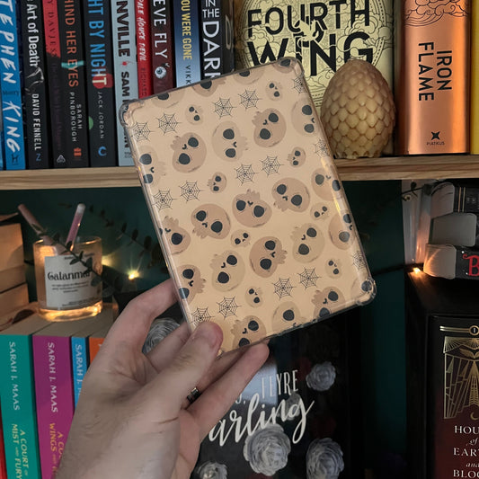 Beige Skulls Kindle Insert