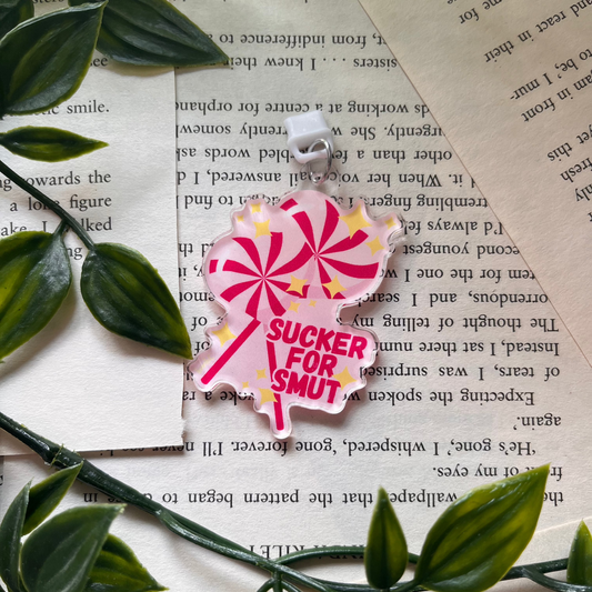 'Sucker For Smut' Acrylic Charm
