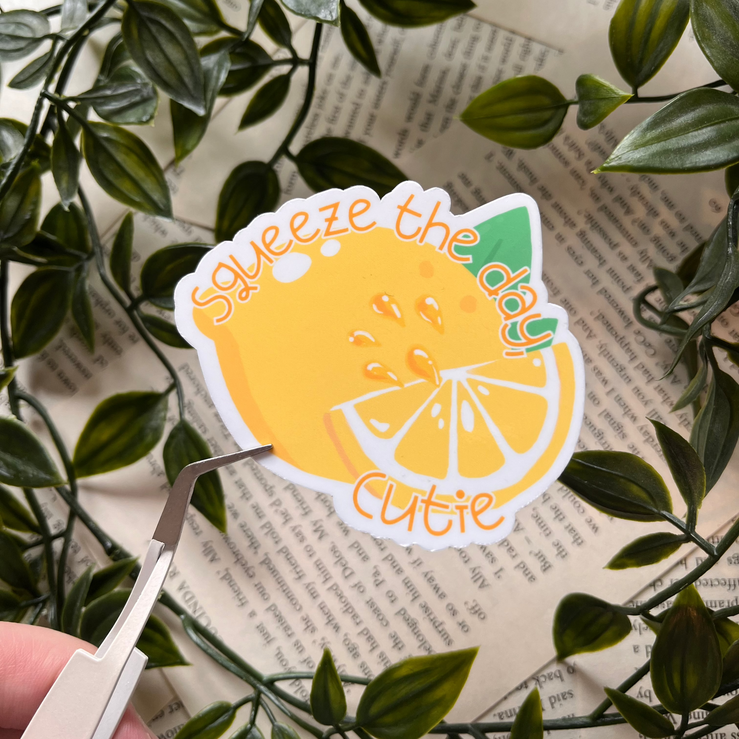 Squeeze The Day Sticker