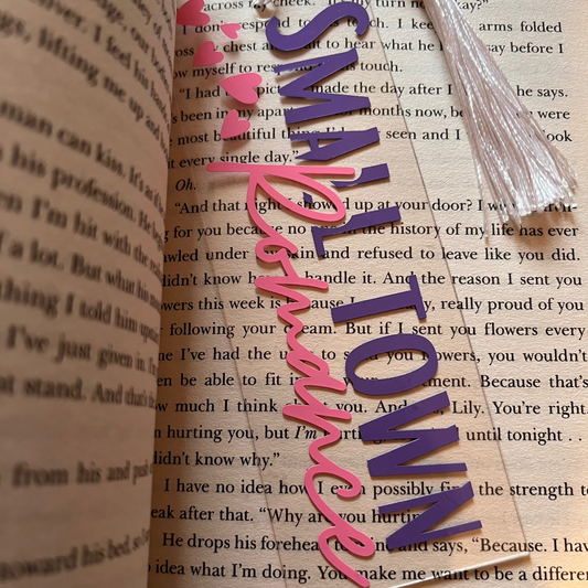 Small Town Romance Bookmark