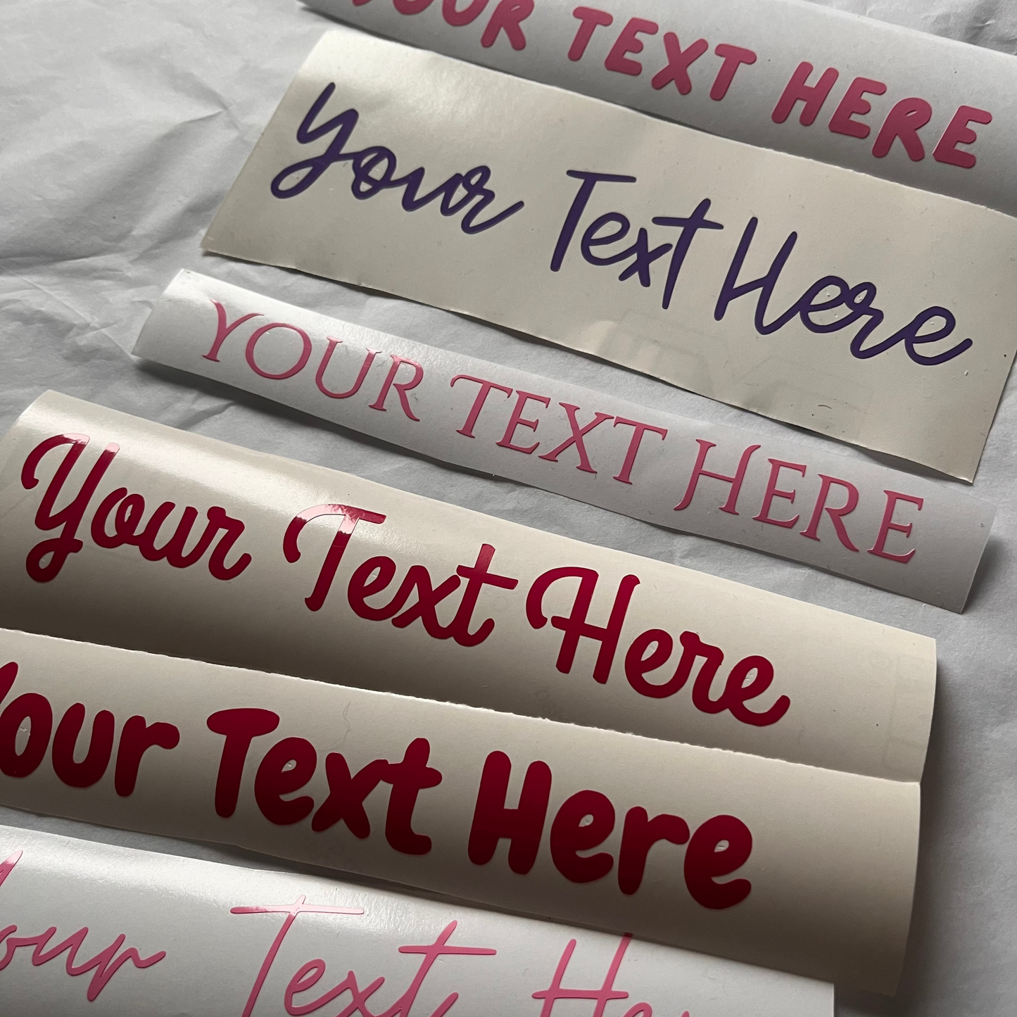 Custom Text Decal