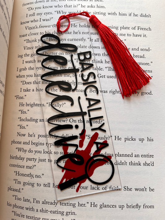 Basically A Detective Bookmark