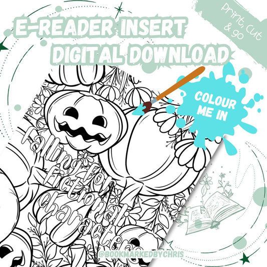 Falling For Fictional Characters Colour In E-reader Digital Insert