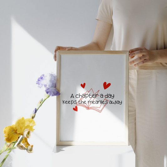 A Chapter A Day Digital Art Print