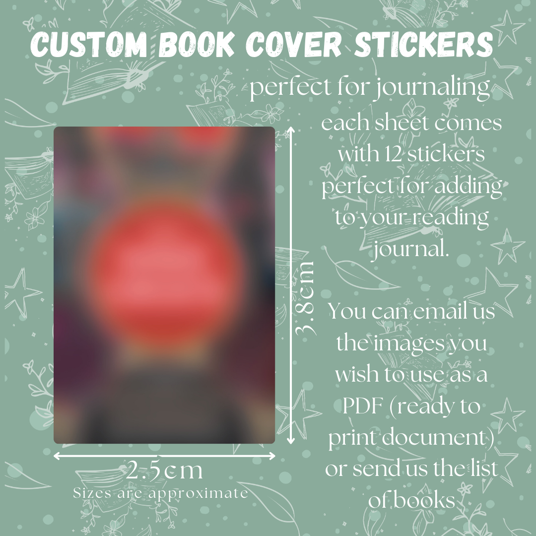 Mini Pre-Cut Custom Book Covers