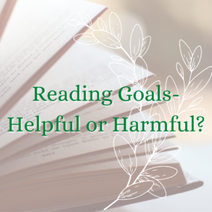 Reading goals helpful or harmful image.
