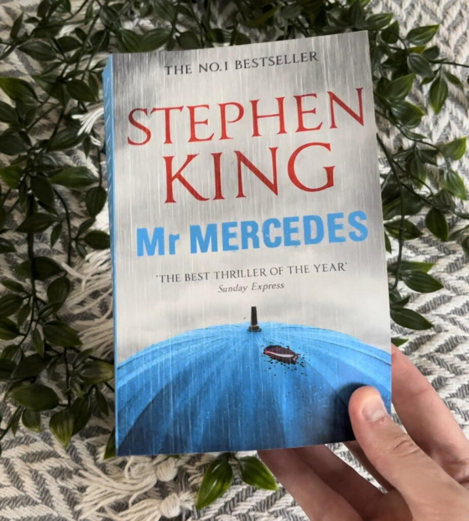 Image shows the book Mr Mercedes by Stephen King